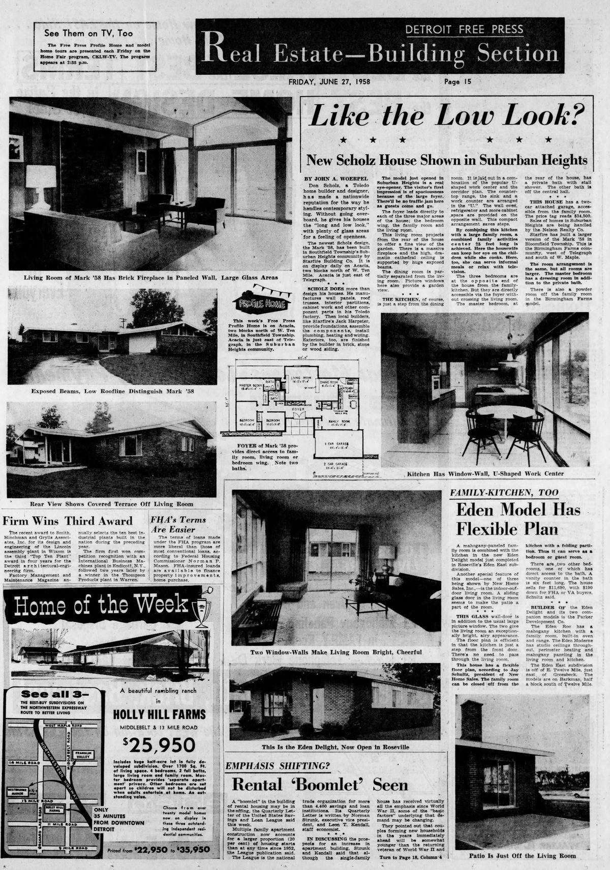 Ten-Tel Cleaners - June 1958 Article For Suburban Heights